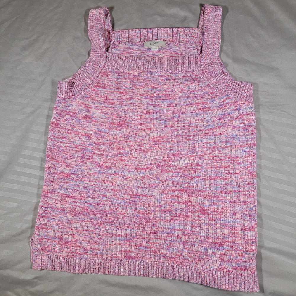 Loft Sleeveless Knit Tank Top Size L